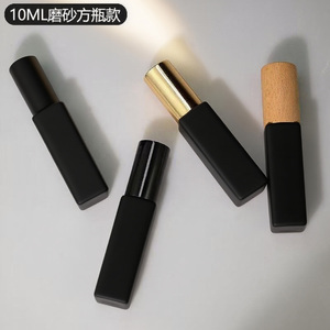 Botella de Perfume de Vidrio Cuadrada Mini Reciclable al por Mayor, Vacía, con Pulverizador Frost, de 3ml, 5ml, 10ml, 15ml, 20ml, con Tapa Metálica - Product Image 6