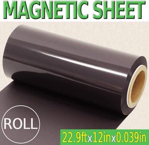Rouleau d'aimant en ferrite souple sans adhésif, feuille magnétique flexible noire pour travaux manuels et découpes personnalisées - Product Image 4