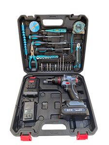 High-Performance Power <b>Tools</b> High-Quality Cordless Lithium-Ion <b>Tools</b> Large-Capacity Long-Lasting Battery Power <b>Tool</b> <b>Set</b> - Product Image 4