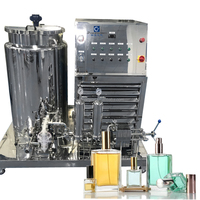 Équipement de production cosmétique, ligne de production de fabrication d'huile avec refroidisseur, machine de mélange et de refroidissement pour parfum