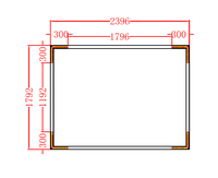 Lampe linéaire moderne carrée rectangulaire à LED en aluminium pour bureau, salle de réunion, supermarché, salon de coiffure, salle de sport