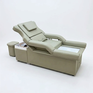 KISEN Customizable Luxury 3-in-1 Electric Shampoo Pedicure Chair Stainless Steel Frame Portable Exterior Water <b>Heater</b> Foot - Product Image 1