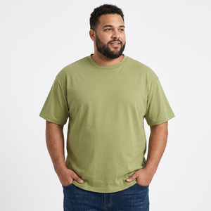 Fabricante OEM, Camisetas Formales de Manga Corta para Hombre, Tallas Grandes, 160g, 100% Algodón Orgánico, Impresión Digital, Venta al Por Mayor - Product Image 1