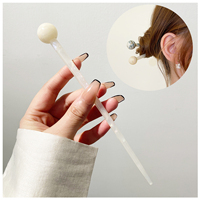 Style japonais personnalisé acétate de cellulose cheveux bâton épingle à cheveux peigne pour femmes acétate acrylique cheveux accessoires en gros