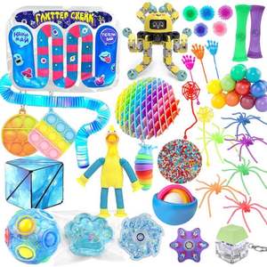 Jouets sensoriels en silicone pour enfants, tout-petits, autistes, kit en vrac 2024, jouets sensoriels personnalisés pour bébés - Product Image 5