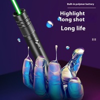Hot Sellers Petting Pets Lampe de poche laser verte en alliage d'aluminium USB pour tactique haute puissance avec infrarouge longue portée