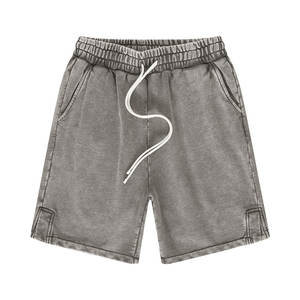 Short personnalisé fabricant de vêtements pour hommes de haute qualité short d'été en coton délavé à l'acide en gros - Product Image 6