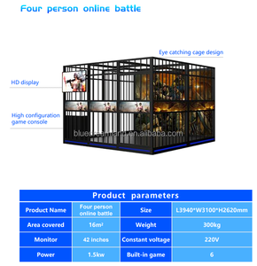 Nuevo diseño 9D <span class=keywords><strong>VR</strong></span> Big Space <span class=keywords><strong>Juegos</strong></span> de simulación para <span class=keywords><strong>adultos</strong></span> Certificado CE Realidad virtual Centro comercial Amusement <span class=keywords><strong>VR</strong></span> 9D <span class=keywords><strong>VR</strong></span> Battle Room <5 - Product Image 3