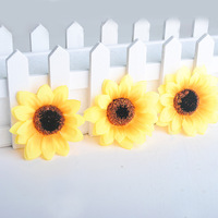 Têtes de fleurs artificielles en soie, petites, réalistes, classiques, faites à la main, pour la décoration de Pâques, DIY
