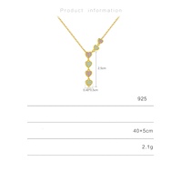 Valentijnsdag Fijne Sieraden 925 Sterling Zilver 18K Goud Verguld Blauw Paarse Zirkoon Hart Hangertjes Kettingen Cadeau