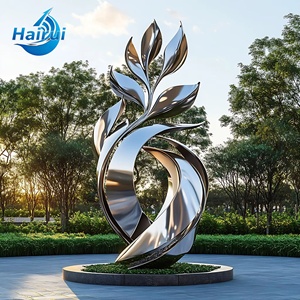 High-Quality Custom Metal Craft: Modern Artistic Stainless Steel Abstract Sculptures for Outdoor, Hotel & Garden