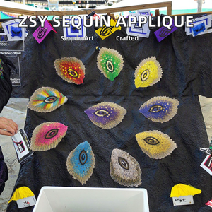 Zsy แผ่นปักเลื่อมสำหรับเสื้อฮู้ดและชุดแต่งงานทำด้วยมืองานตามสั่ง - Product Image 2