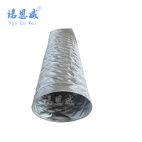 Conduit de ventilation à haute température en pvc ignifuge de haute qualité de 18 pouces conduit de ventilation rond résistant au chauffage à la vapeur