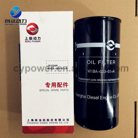 Wholesale Price SC33W SDEC Shanghai diesel Engine Spare Parts W18A-003-0 Oil Filter Assy for Marine Boat Ship