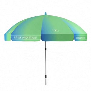 Parasol de patio extérieur moderne, impression numérique personnalisée, prix d'usine, polyester, sac OPP, parasol promotionnel - Product Image 3