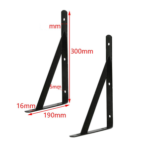 Soporte de estante de Metal en forma de L, esquinero grueso, soporte de ángulo recto - Product Image 2