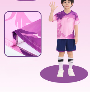 เสื้อฟุตบอลเด็กแบบตาข่ายสไตล์วินเทจสำหรับซับลิเมชั่นขายส่ง เสื้อฝึกซ้อมฟุตบอลสำหรับเด็ก - Product Image 3