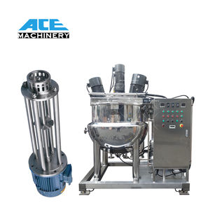 500-2000L Vacuum Emulsifying Homogenizer With Lifting System,High Shear Mixer for <b>Chemical</b> Food Cosmetic Liquid Processing - Product Image 1