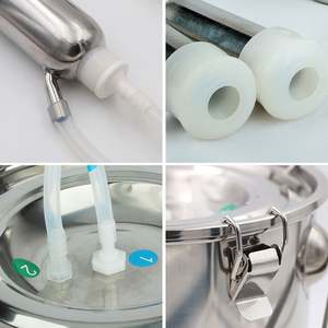 Ordeñadora portátil para el hogar con pulso <span class=keywords><strong>cabra</strong></span> oveja vaca Acero inoxidable 10L <span class=keywords><strong>precio</strong></span> <span class=keywords><strong>de</strong></span> la ordeñadora - Product Image 5