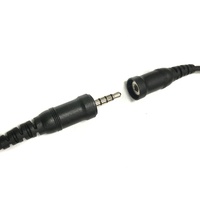 Micro-casque PTT pour casque de moto, compatible Kenwood, Baofeng, Retevis, TYT, Motorola, Hytera