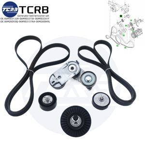 Generatorgordelspannerset Voor Audi Vw Porsche <span class=keywords><strong>3</strong></span>.0T 06m903133ac 06m903315e 06m903341f 9a726093806 06m903137aa 06m260849l - Product Image 5