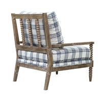 Vente en gros de fauteuils modernes contemporains de luxe design unique texture à carreaux blanc bleu pour salon meubles de maison pas cher