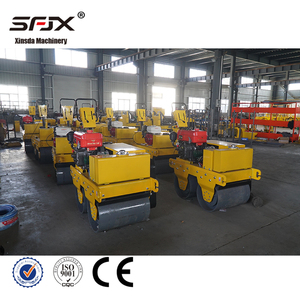 รถบดถนนแบบสั่นสะเทือน SFJX แบบดรัมเดี่ยว 11 กิโลวัตต์ สีเหลือง ดีไซน์กะทัดรัด ยี่ห้อซินส์ดา แมชชีนเนอรี่ - Product Image 4