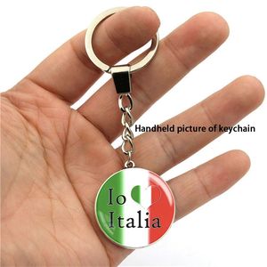 Porte-clés drapeau double face 233 pays Porte-clés drapeau national porte-clés souvenir promotion cadeau cabochon dôme en verre porte-clés - Product Image 5