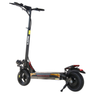 Trottinette électrique pliable pour adultes de haute qualité avec pneus tout-terrain de 10 pouces, carte NFC, capacité de charge de 150 kg, double suspension étanche