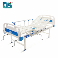 Cama Hospitalaria Manual Ajustable de Tres Funciones con Manivela y Baño Integrado para Ancianos, Mobiliario para Hospitales y Clínicas