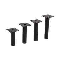 Pieds de table en fonte, base métallique haute résistance pour établi, bureau, table d'ordinateur