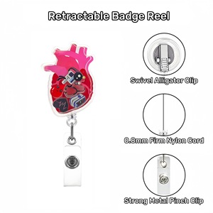 Nouveau Porte-badge rétractable médical transfrontalier, design original et ludique, avec pendentif, pour collègues, petit cadeau - Product Image 2