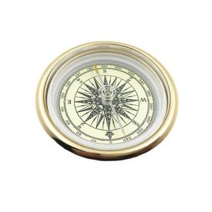 เคสทรงรีขนาดกะทัดรัดทำจากทองเหลืองโบราณคุณภาพสูงพร้อมหน้าอ่านง่ายสำหรับการนำทางกิจกรรมกลางแจ้งจากอินเดีย - Product Image 3