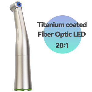 Titanio SG20 SG20L <span class=keywords><strong>Handpiece</strong></span> dentale 20:1 contrangolo a bassa velocità in fibra ottica LED 1 foro <span class=keywords><strong>Push</strong></span> - Product Image 3