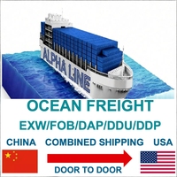 Service maritime EXW FCA FOB DDP DAP FBA de Chine vers les États-Unis par transport maritime, entreposage, assurance et livraison