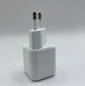 하이 퀄리티 20W USB C 전원 어댑터 충전기 미국/EU/영국 플러그 PD 고속 충전 아이폰 15/14/13/12 프로 최대 휴대 전화 카메라 ABS