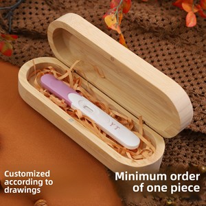 Boîte de souvenirs magnétique de grossesse en bois annonce de bébé boîte-cadeau Surprise en bois massif Collection de bâtonnets de test de grossesse boîte en bois - Product Image 2