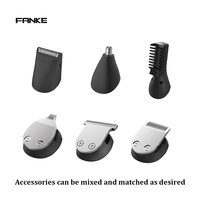 Fanke prix d'usine 3-en-1 ensemble de tondeuse à cheveux à domicile professionnel étanche écran LCD tondeuse à cheveux électrique
