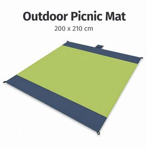 <b>Waterproof</b> <b>Picnic</b> Foldable Outdoor <b>Blanket</b> Sand-Proof Camping Mat Carry Handle Travel Hiking Built-In Inflator Pump Custom - Product Image 1