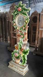 Horloges de sol grand-mère en teck de qualité supérieure, très demandées, faites à la main, vintage, en bois, pour la décoration intérieure - Product Image 2