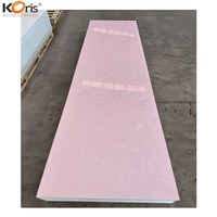 1. Planche de comptoir de bar et de table de restaurant moderne en pierre artificielle à surface acrylique découpée sur mesure, épaisseur variable