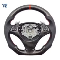 Volant sport en fibre de carbone YZ pour BMW Séries 1/3/5/6/7/8 X1 X3 X5 X6 E30 E34 E36 E46 E81 E70 E82 E87 E90 E91 E92 E93 E60