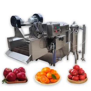 Mesin Waxing jeruk buah jeruk makanan mesin pelapis lilin buah untuk dijual