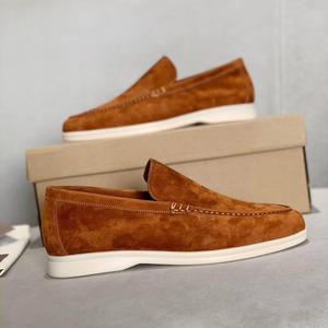 Zapatos Casuales de Gamuza para Hombre y Mujer, Estilo Caminata, con Suela Blanda de Tendón de Res, Zapatillas Deportivas, Mocasines de Tallas Grandes para Comercio Exterior - Product Image 1