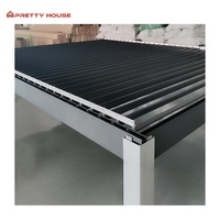Pergola Bioclimatique Motorisée en Aluminium Écologique Personnalisée 3x3 3x4 pour Balcon, Jardin, Auvent, Gazebo à Lames Orientables