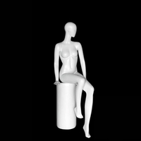 Mannequins poupée réaliste tête en fibre de verre corps entier mannequin réaliste féminin pour vitrine