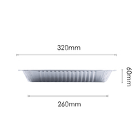 Plaque en aluminium jetable pour la restauration, barquettes en aluminium format demi-taille 9x13 pouces, barquettes en aluminium robustes et profondes