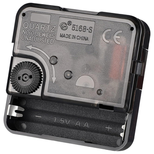 Sweep <strong>Clock</strong> Movement <strong>Silent</strong> <strong>Wall</strong> <strong>Clock</strong> Mechanism With Metal Straight <strong>Clock</strong> Hands Fancy Spade Pointer - Product Image 3