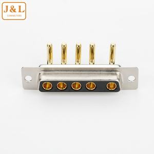 Connettore Dsub <span class=keywords><strong>d</strong></span> <span class=keywords><strong>Sub</strong></span> <span class=keywords><strong>d</strong></span> tipo Db5 5 Pin connettore ad alta corrente 5 w5 femmina PCB presa di saldatura piegatura Flashboard interfaccia amfenolo - Product Image 2