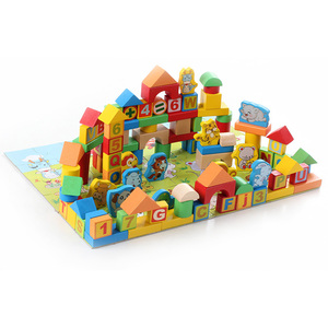 บล็อกไม้มีตัวอักษรรูปสัตว์มี<span class=keywords><strong>พัฒนาการ</strong></span>และมีส่วนร่วมเหมาะสำหรับเด็กที่มีทักษะในการพัฒนากล้ามเนื้อและการสร้างจินตนาการ - Product Image 1